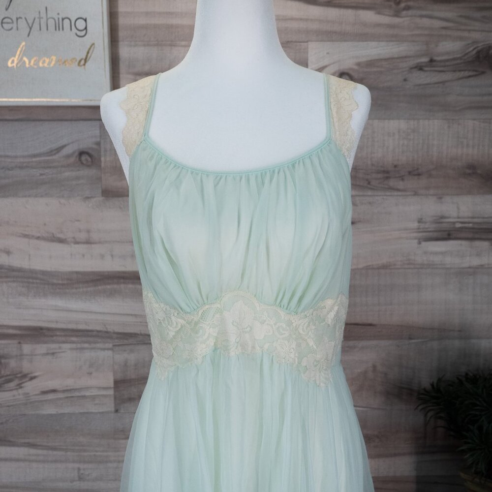 Vintage mint green Baby Doll Vanity Fair Set